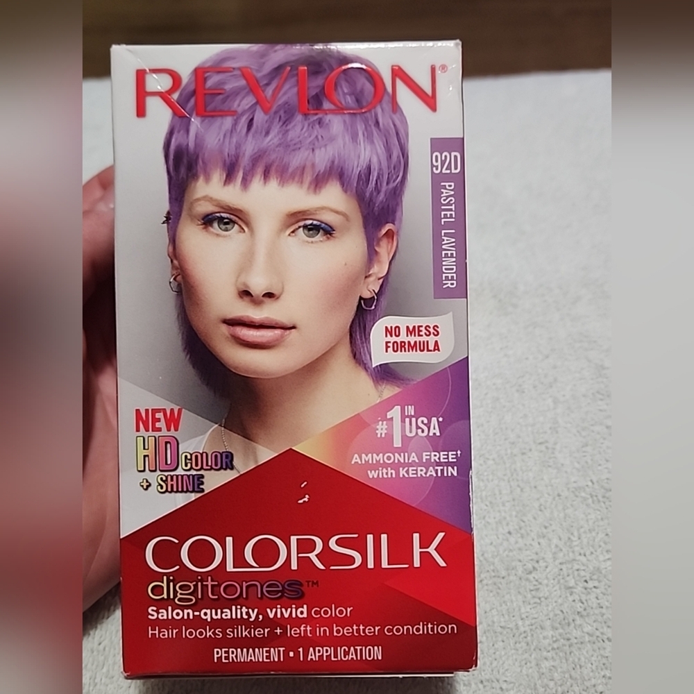 Revlon Colorsilk Digitones With Keratin Permanent Hair Color 92D PASTEL LAVENDER